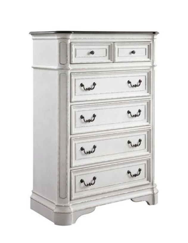 Acme Furniture Florian Chest in Antique White 28726 EST SHIP TIME APPX 4 WEEKS