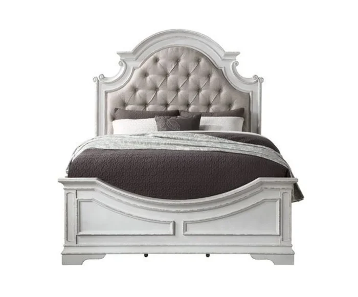 Acme Furniture Florian Queen Bed in Antique White 28720Q EST SHIP TIME APPX 4 WEEKS
