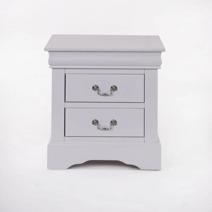 Acme Louis Philippe Nightstand in Real White 24503 EST SHIP TIME APPX 4 WEEKS