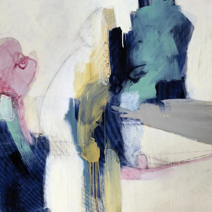 Acrobatic Swimmer Giant Art 54×54 Wall Art|uvre dart murale Giant Art Acrobatic Swimmer 54×54