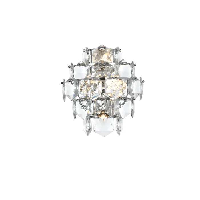 adaline 14 inch wall sconce in chrome