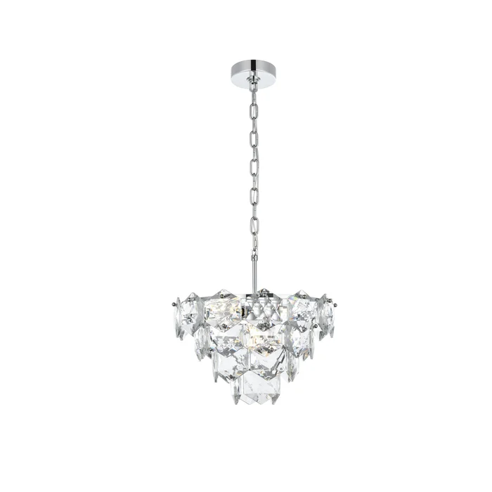 adaline 16 inch chandelier in chrome