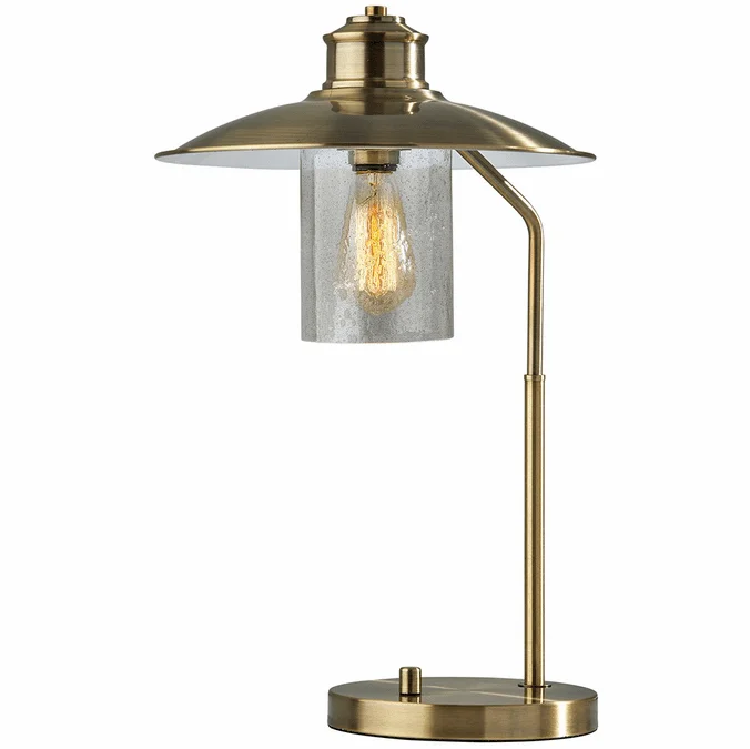 Adesso 3884-21 Kieran Antique Brass Study Lamp