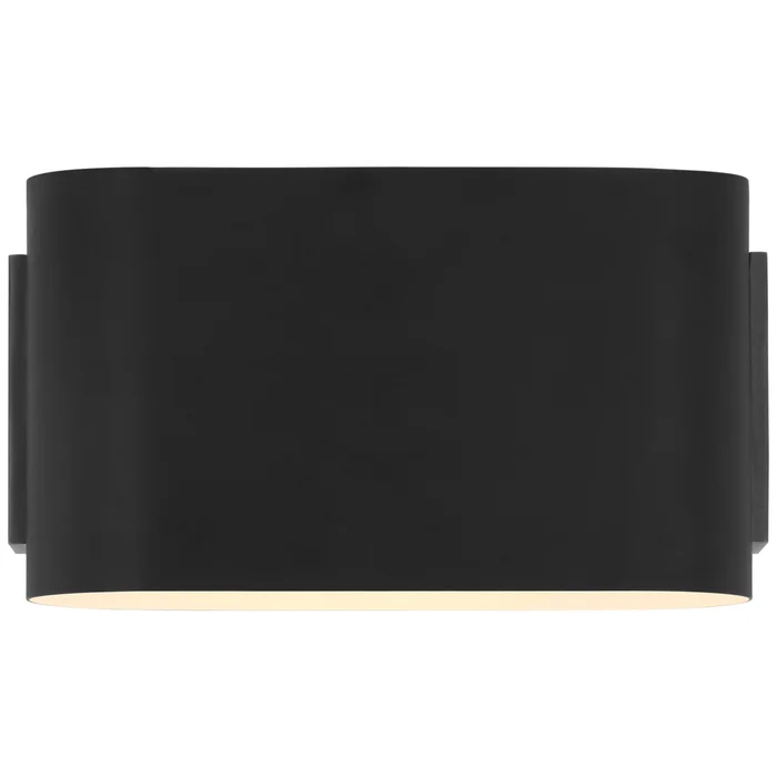 AERIN Nella Small Oblong Sconce in Matte Black Wall Light W11″ x H6″