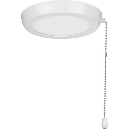 AirPro 7” 1-Light Satin White Integrated LED Transitional Edgelit Ceiling Fan Light Kit and Opal (149|P260002-028-30)