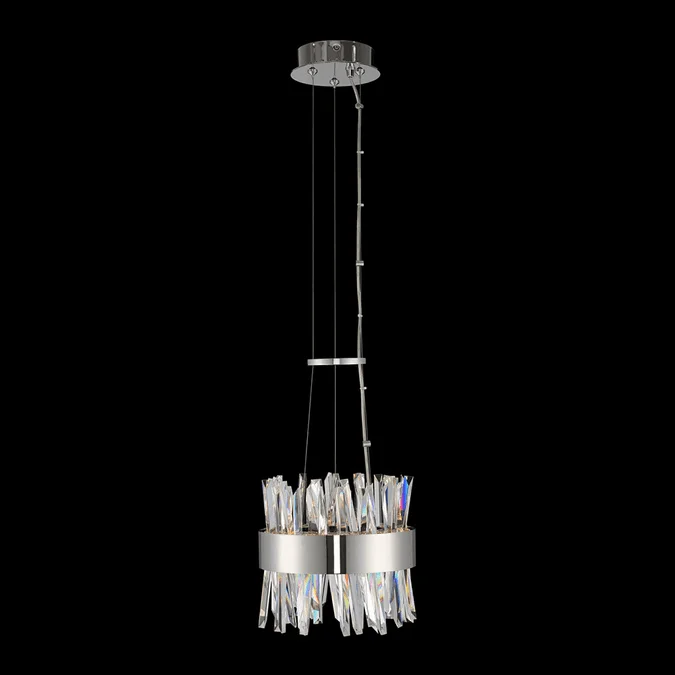 Allegri 030210-010 Glacier Chrome LED Mini Pendant Lighting