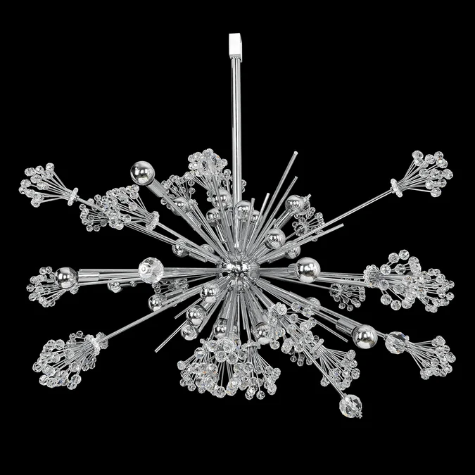 Allegri 11634-010-FR001 Constellation Crystal Chrome 36″ Lighting Pendant