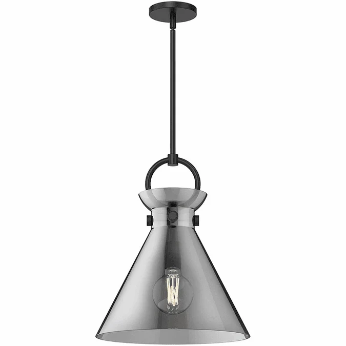 Alora Mood PD412514MBSM Emerson Matte Black 18″ Pendant Lighting
