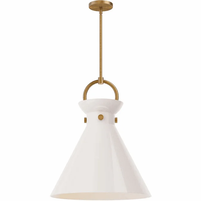 Alora Mood PD412518AGGO Emerson Aged Gold 22″ Lighting Pendant