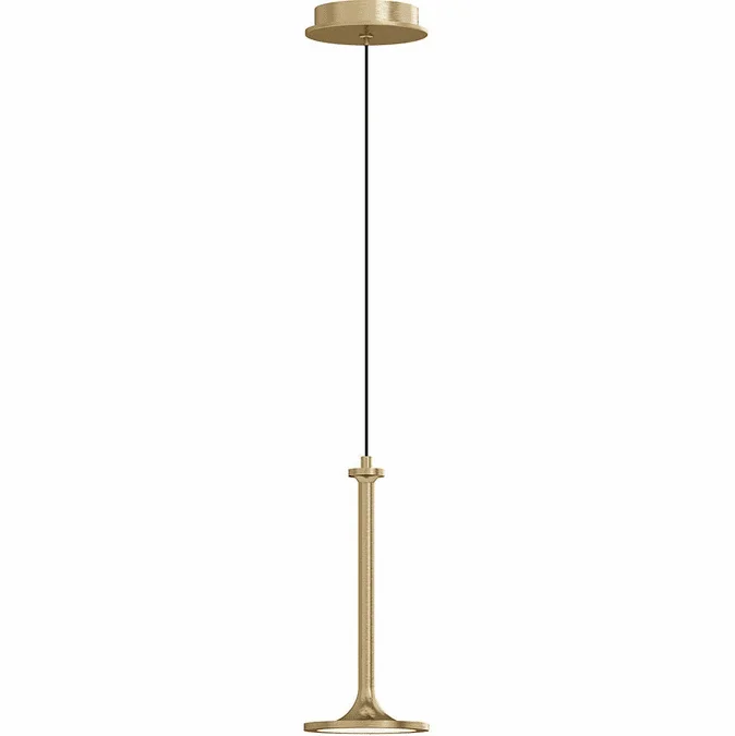 Alora Mood PD418006BG Issa Contemporary Brushed Gold LED Mini Drop Ceiling Lighting