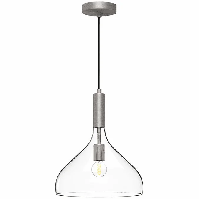 Alora Mood PD532312BNCL Belleview Contemporary Brushed Nickel Mini Drop Lighting Fixture
