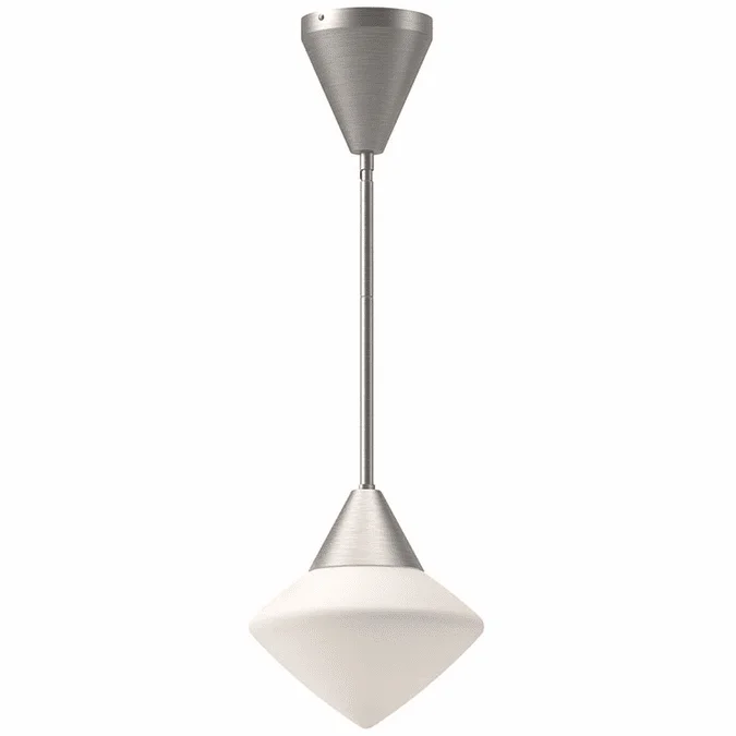 Alora Mood PD537508BNOP Nora Brushed Nickel 8″ Mini Pendant Lamp