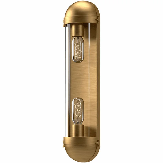 Alora Mood VL539221AGCL Cyrus Modern Aged Gold Lighting Sconce