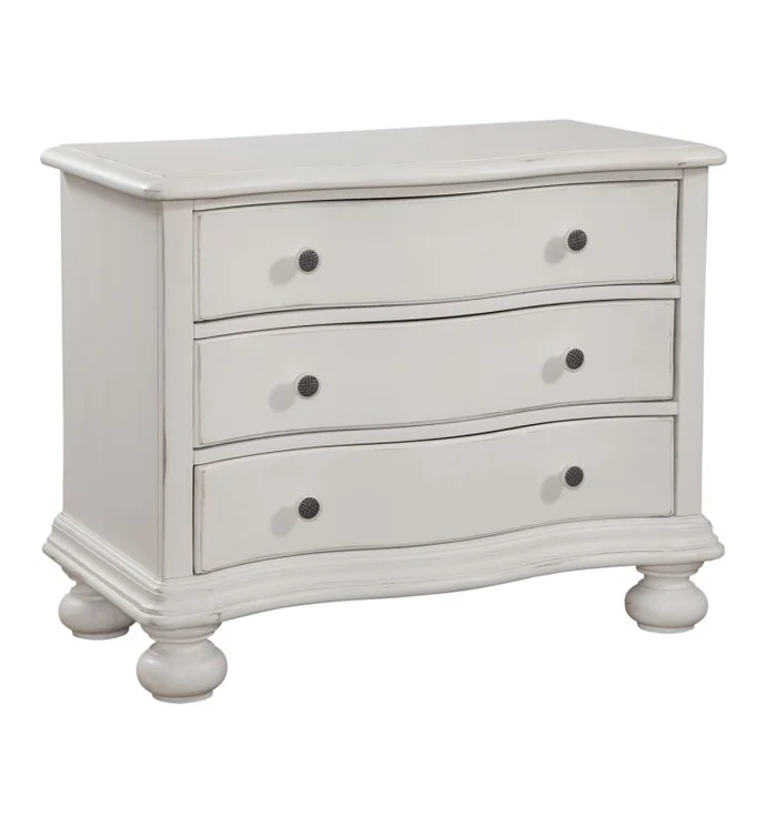 American Woodcrafters Rodanthe Bachelor Chest in Dove White 3910-130