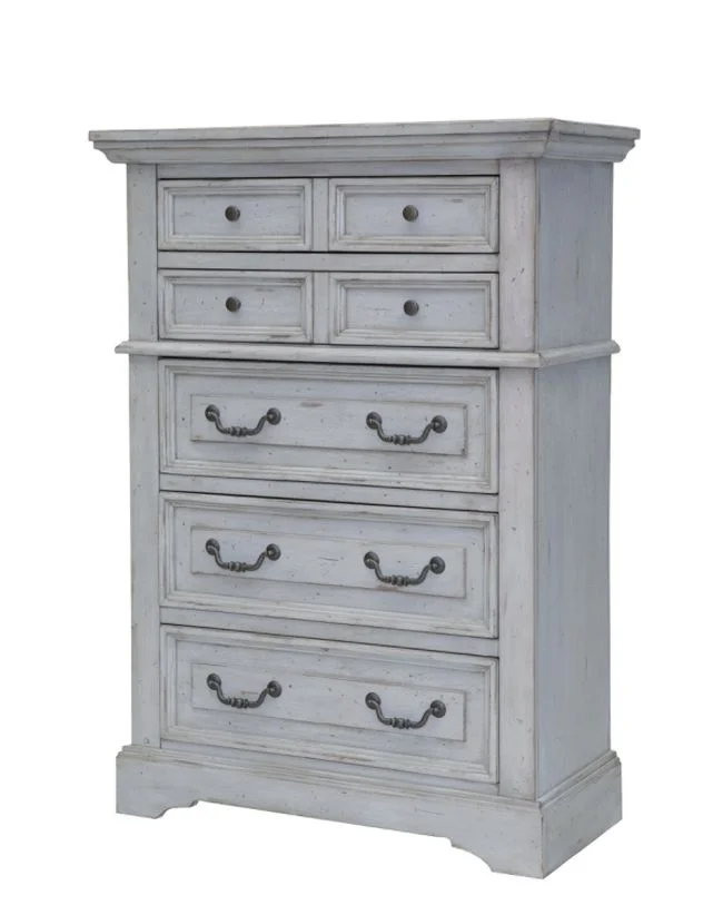 American Woodcrafters Stonebrook Chest in Antique Gray 7820-150