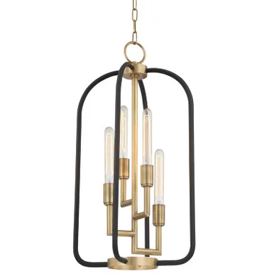 Angler Four Light Lantern in Aged Brass (70|8314-AGB)