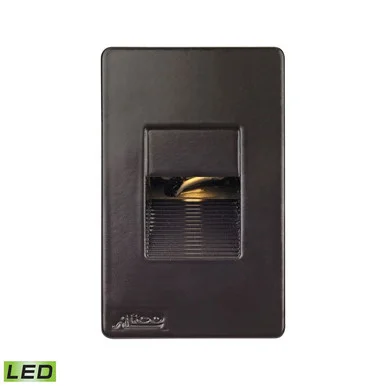 Aperture LED Step Light in Black (45|WLE1106C30K-10-31)