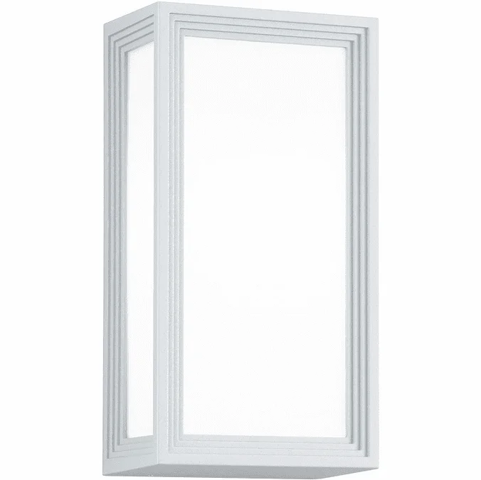Arnsberg 228060101 Timok Modern White Exterior Wall Sconce Light