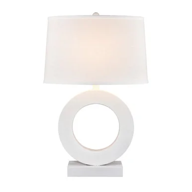 Around the Edge One Light Table Lamp in Dry White (45|H0019-9524)