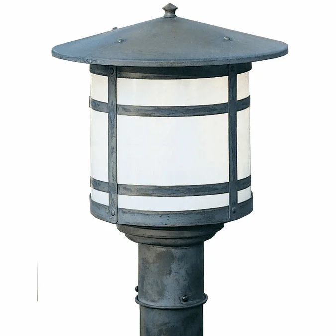 Arroyo Craftsman BP-17L Berkeley Outdoor Lighting Post – 18.25 inches tall