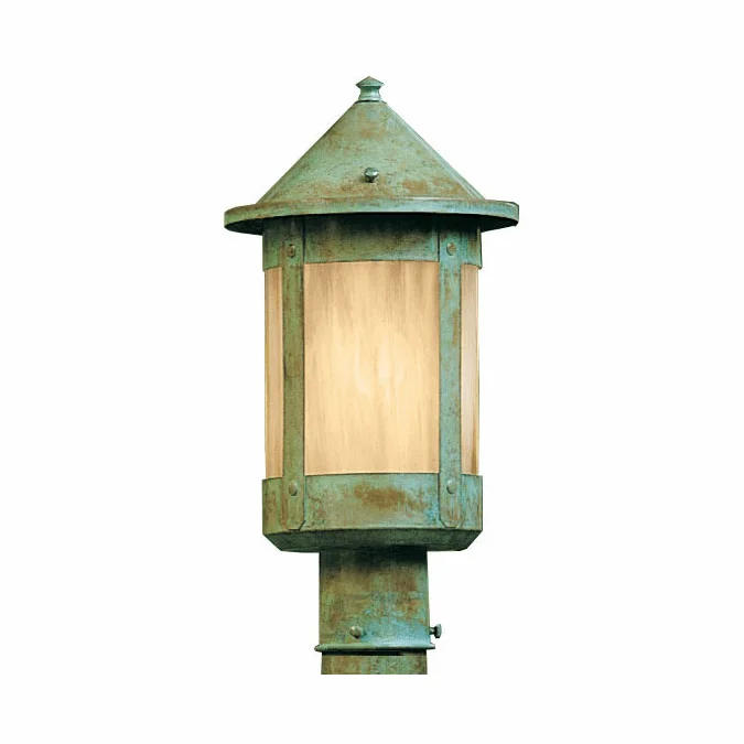 Arroyo Craftsman BP-8 Berkeley Outdoor Lighting Post – 13.25 inches tall