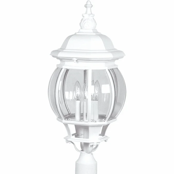 Artcraft AC8493WH Classico White Exterior Post Lighting Fixture