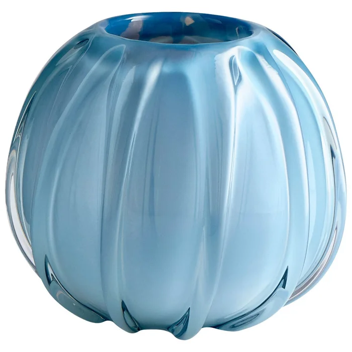 Artic Chill Vase Blue Small By Cyan Design