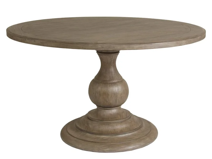 Artistica Home Cohesion Program Axiom Round Dining Table in Grigio 2005-870C-41