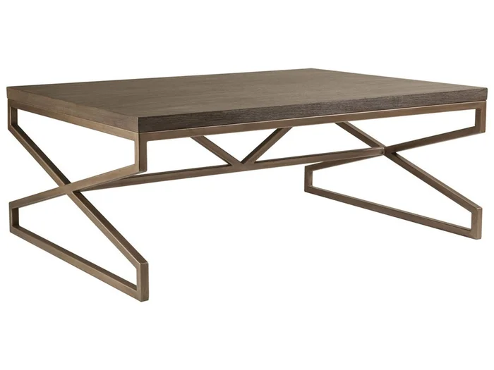Artistica Home Cohesion Program Edict Rectangular Cocktail Table in Grigio 2088-945-41