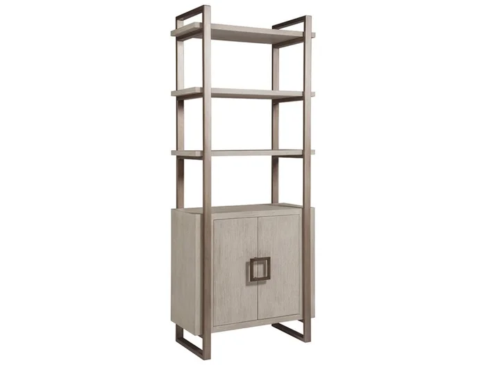 Artistica Home Cohesion Program Vertex Bookcase in Bianco 2004-991-40