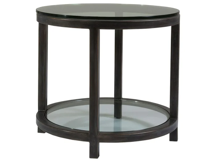 Artistica Home Metal Designs Per Se Round End Table in St. Laurent 2013-950-44