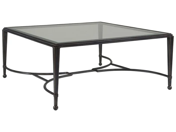 Artistica Home Metal Designs Sangiovese Square Cocktail Table in St. Laurent 2011-947-44