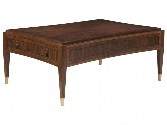 Artistica Home Signature Designs Chiavari Rectangular Cocktail Table in Bleached Walnut 2117-945