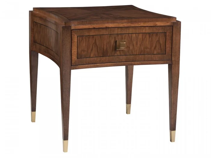 Artistica Home Signature Designs Chiavari Square End Table in Bleached Walnut 2117-957