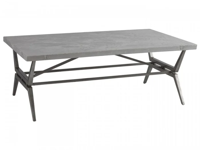 Artistica Home Signature Designs Cirro Rectangular Cocktail Table in Gunmetal 2132-945