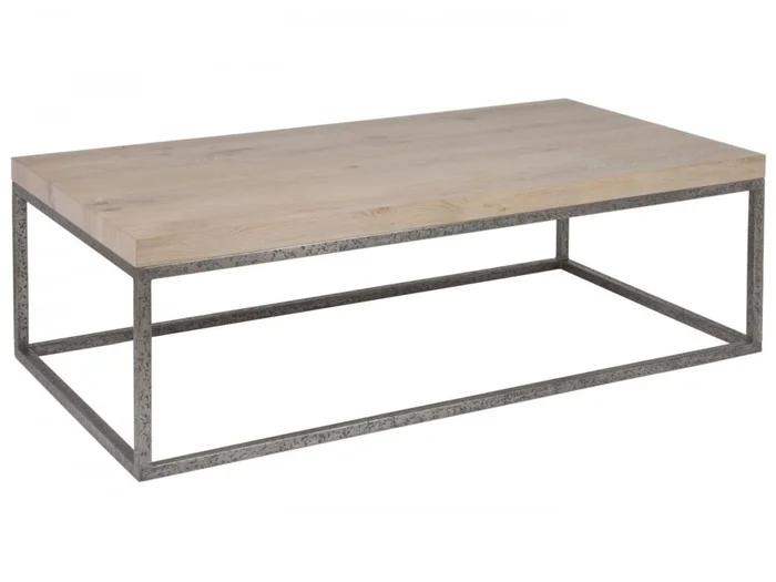 Artistica Home Signature Designs Foray Rectangular Cocktail Table in Natural Wax 2210-945