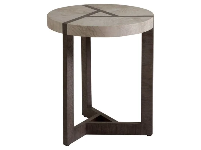Artistica Home Signature Designs Mercury Spot Table in Bleached Olive 2025-950
