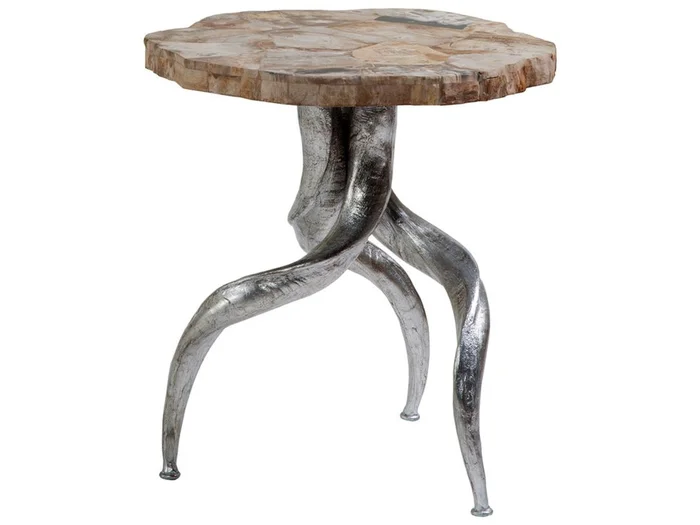 Artistica Home Signature Designs Valance Spot Table in Silver 2035-953