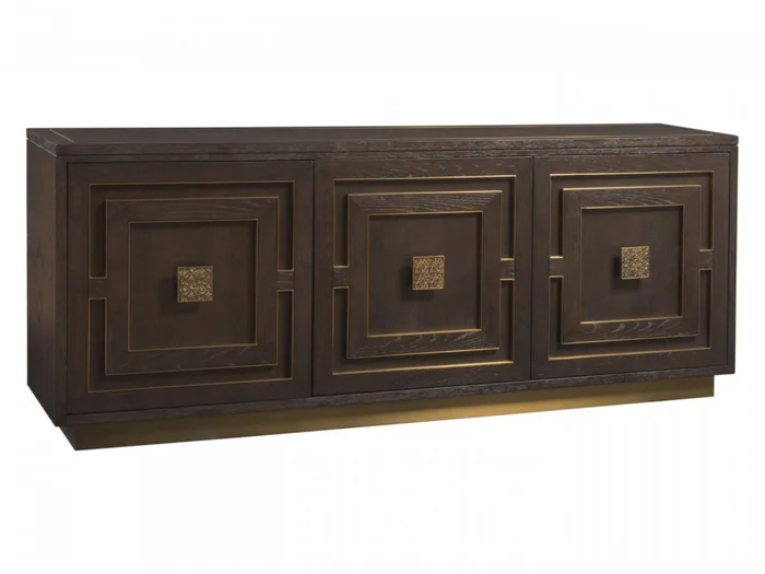 Artistica Home Verbatim Media Console in Rich Brown 2170-907