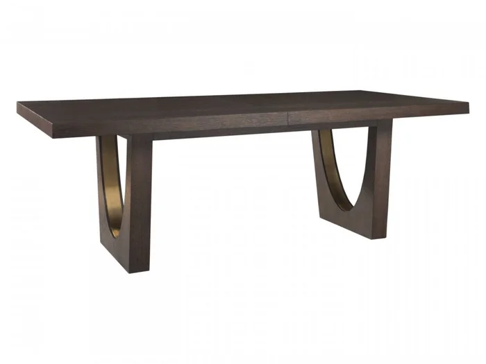 Artistica Home Verbatim Rectangular Dining Table in Rich Brown 2170-877