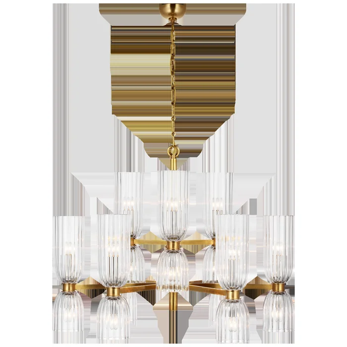 Asalea Medium Two-Tier Chandelier