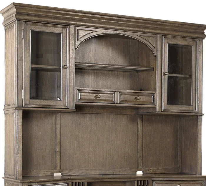 Aspenhome Arcadia 72″ Credenza Hutch in Truffle I92-319 EST SHIP TIME IS 2 WEEKS