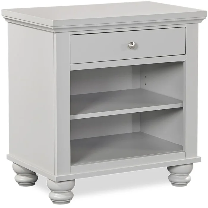 Aspenhome Cambridge 1 Drawer Nightstand in Grey ICB-451-GRY EST SHIP TIME IS 2 WEEKS