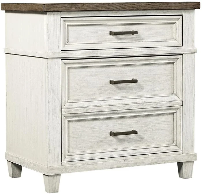 Aspenhome Caraway 2 Drawer Nightstand in Aged Ivory I248-450 EST SHIP TIME IS 2 WEEKS