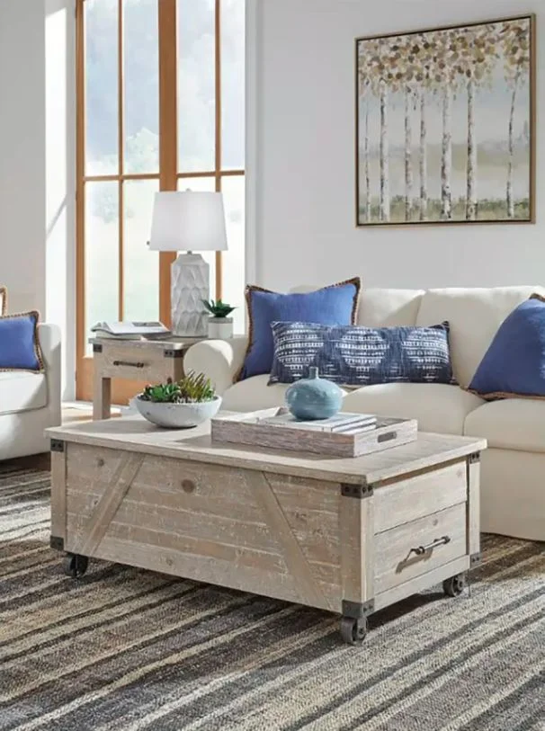 Aspenhome Foundry Lift Top Cocktail Table in Weathered Stone I349-9101-WST