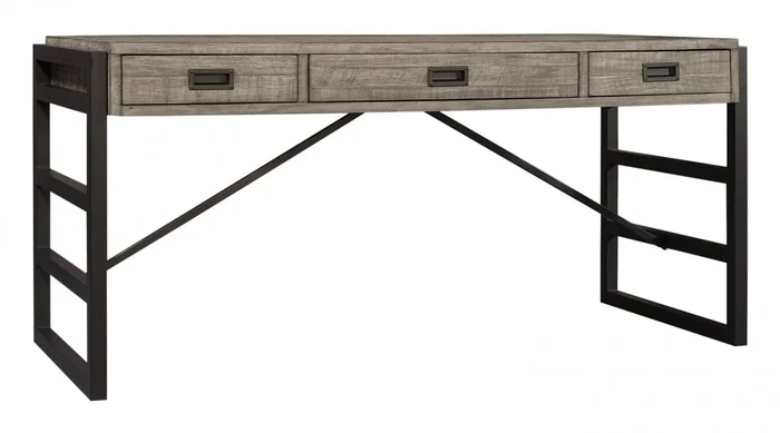 Aspenhome Furniture Grayson Writing Desk in Cinder Grey I215-307 EST SHIP TIME IS 2 WEEKS