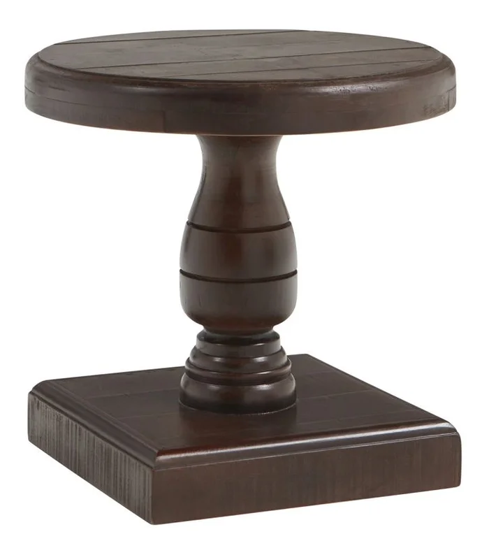 Aspenhome Hermosa Round End Table in Umber I311-9140-UMB