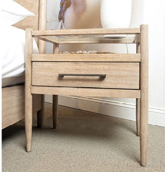 Aspenhome Shiloh 1 Drawer Nightstand in Champagne I430-451N