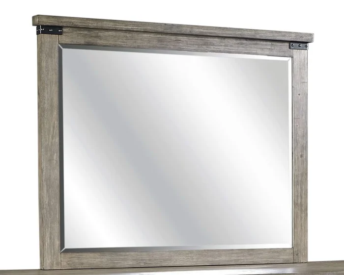 Aspenhome Tucker Landscape Mirror in Stone I45-462 EST SHIP TIME IS 2 WEEKS