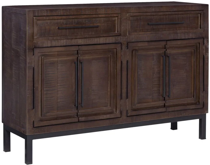 Aspenhome Zander 57″ Highboy Console in Umber I310-257-UMB